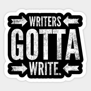 Writers Sticker